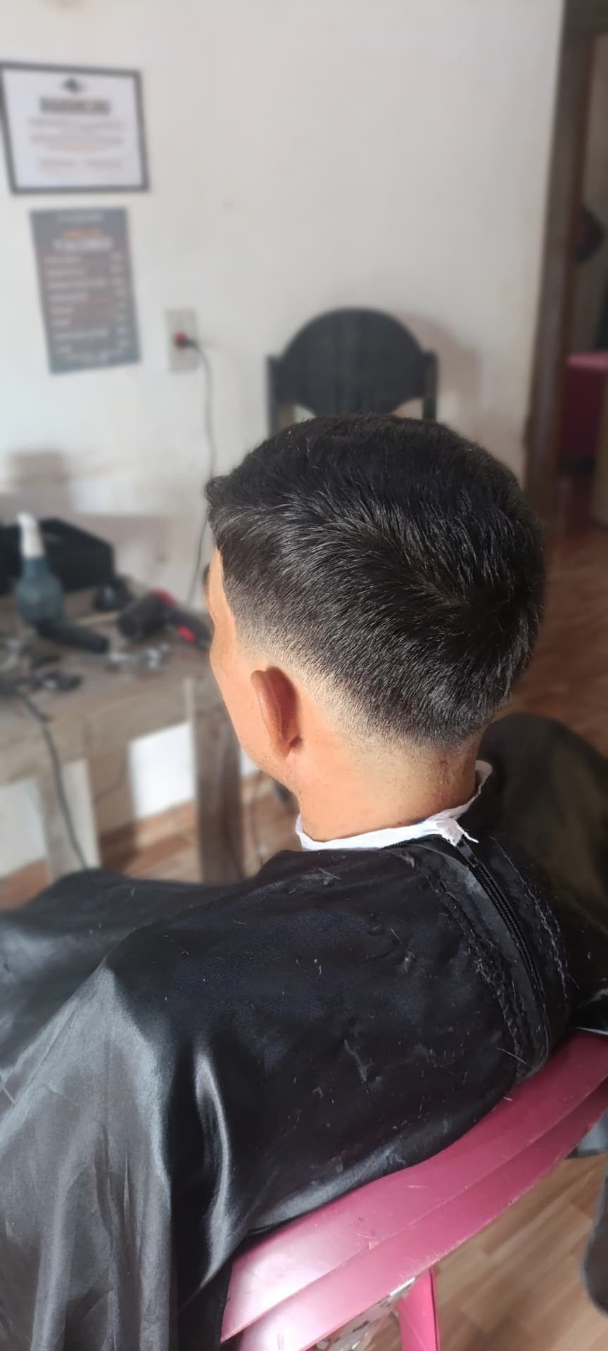 Corte social masculino com degradê